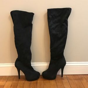 Kardashian Kollection Manhattan KneeHigh Boots
